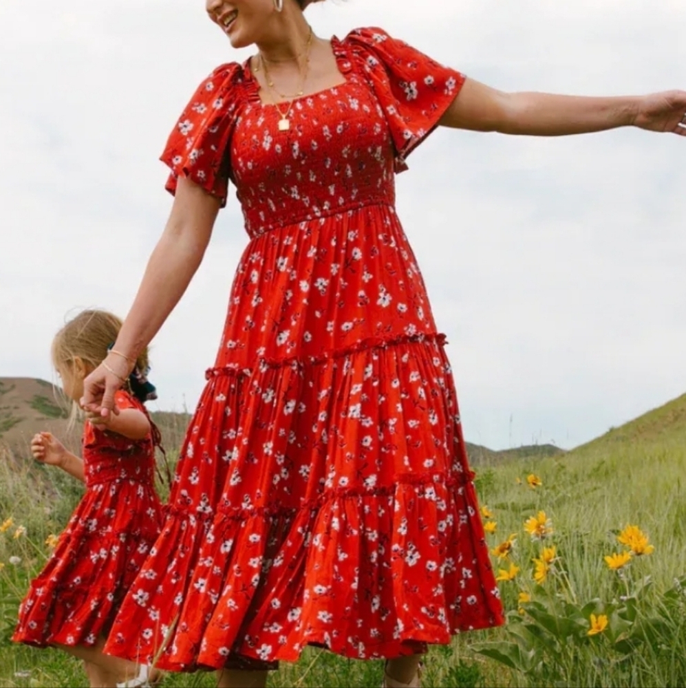 IVY CITY Red Indie dress